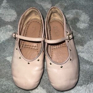 Zara Pink Mary Jane Ballet Shoes